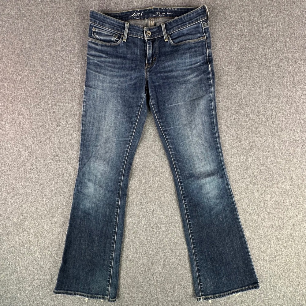 Levi's Jeans Womens 27 Demi Curve Bootcut Blue Stretch Denim